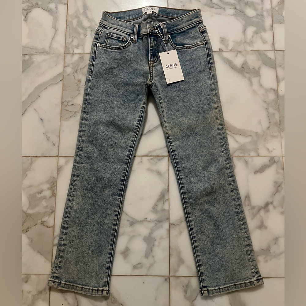 Ceros straight jeans NEW $80